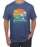 Del Boca Vista Seinfeld Retirement Community Pop Culture Men's Graphic T-Shirt, Vintage Heather...