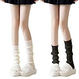 【Matériau】Les jambières sont fabriquées en coton, avec leur tricot fin, ces jambières offrent une expérience raffinée. Elles sont douces et chaudes, extensibles, et ne se décolorent pas et ne se déforment pas facilement.