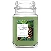 Yankee Candle Balsam & Cedar, Scented Candle, 22oz Large Jar with up to 150 Hour Burn Time, Giftable