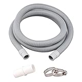 【Arbeitsschritte】 Die Abflussrohrhalterung wird an die Klemme gehängt und kann in eine beliebige Position am Schlauch bewegt werden, um einen perfekten Sitz zu erzielen, sodass der Schlauch fest im Abflussrohr befestigt ist, ohne dass Wasser austritt.