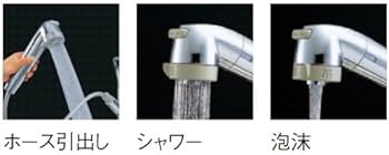 Amazon | 三栄 水栓金具 【K87680TJV】シングル浄水器付ワンホール