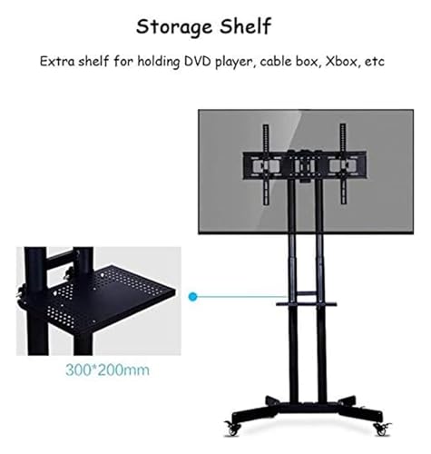 Soporte móvil para TV de pie para hoteles y gimnasios miniatura 6