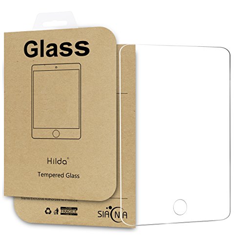 HiLDA Screen Protector for iPad Mini,Tempered Glass,for Apple iPad Mini 1/2/3,9H Hardness,2.5D Edge,Ultra Clear,Anti-Scratch,Case Friendly-Siania Retail Package