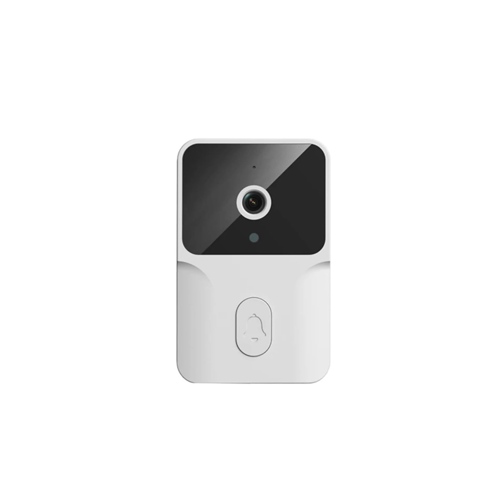 Timbre con Camara, Timbre con intercomunicador de vídeo inalámbrico de 4,3 Pulgadas con cámara Gran Angular HD y conversación Visual(Bianco)
