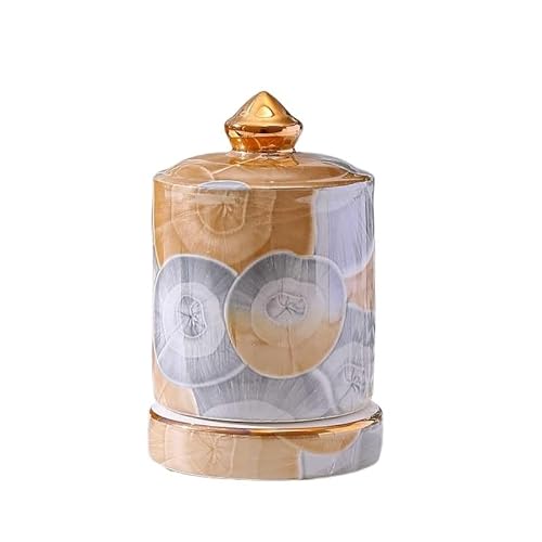 Wdwdw Ice Pattern Toothpicks Dispenser Toothpick Box Ceramic Container Marbling Can Barrel Hotel Restaurant Household
