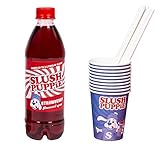  Original Slush Puppie Sirup & Becher Set – Kirsche