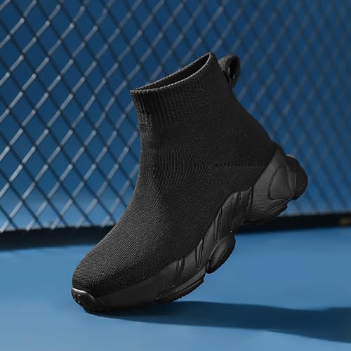 Kids Casual Sneakers Boys Knit Socks Shoes Girls Slip On Non-Slip Breathable Spring Autumn Outdoor Walking Shoes4