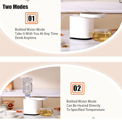 Distributeur d'eau de bureau pour grand contenant sans effort - 6