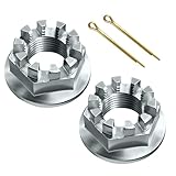 C CLINK Set of 2 Rear AXLE Castle Nuts & PINS FITS for Honda TRX300 TRX300FW TRX300EX TRX400EX TRX450R TRX450ER ATC200X ATC250 ES SX Fourtrax 300 TRX200 SX D TRX250X TRX250EX