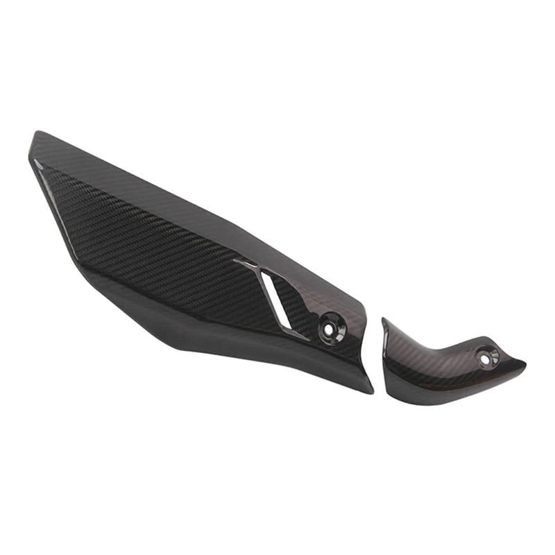 Cache thermique échappement carbone pour moto X-Adv750 en voyage et ville