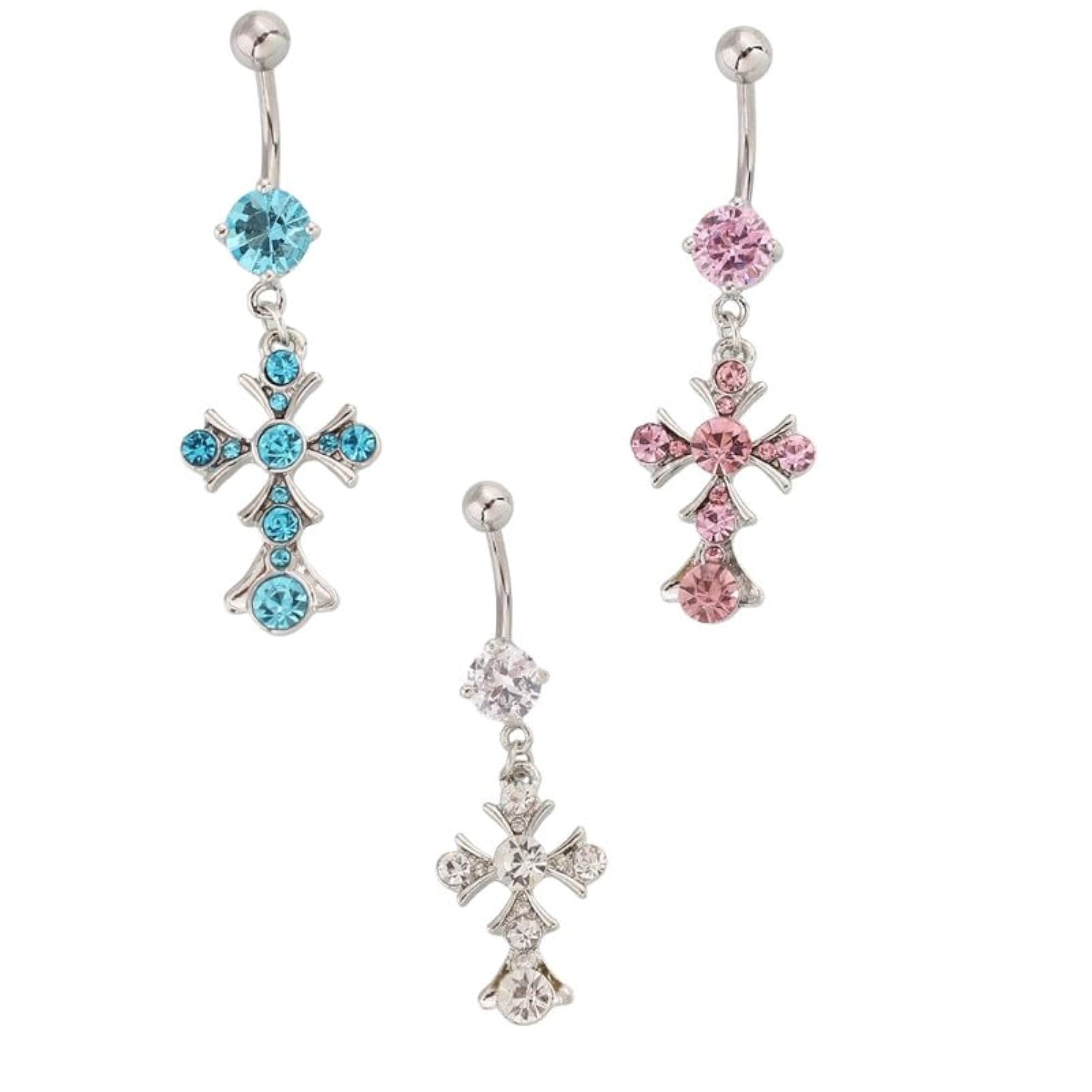 Belly Button Ring No-Piercing Clip-On