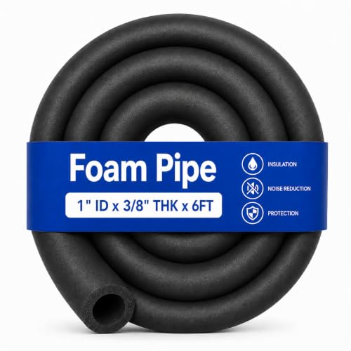 CARGEN 1 ID Foam Pipe Insulation for Water Lines PEX PE & HVAC Pipes