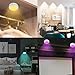 Puck Lights, Cadrim 13 Colors Changeable LED Puck Lightings, LED Lights for Bedroom, Under Cabinet Lights, Under Cabinet Lighting with 2 Wireless Remote Controls for Kitchen(6 Pack)