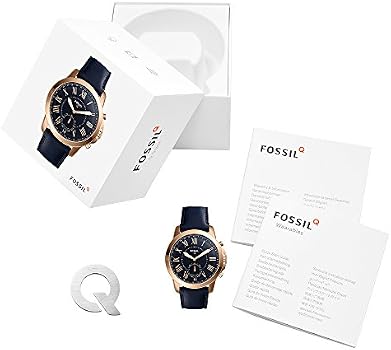 Q Grant Hybrid Smartwatch Blue Watch 