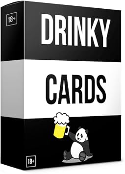 Drinky Cards - Drinking Games For Adults Party | Card Games For Adults | Fun Drinking Card Games | Hen Games & Stag Games | 100 Unique Challenges