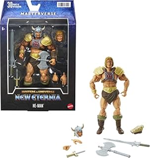 Masters of the Universe Masterverse Revelation He-Man Action Figure, 7-in MOTU Battle Figure for Storytelling Play, Gift Age 6+ And Adult Collectors, GYV09
