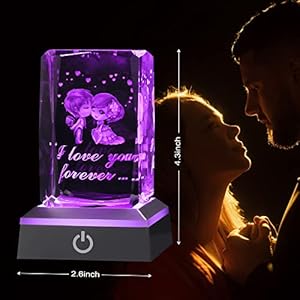 3D Sweetheart Crystal Valentines Day Gifts for Girlfriend, Birthday Anniversary Thanksgiving Christmas Gifts for Wife Couple Woman, Presents for Her 3D Sweetheart Crystal Valentines Day Gifts for Girlfriend Birthday Anniversary Thanksgiving Christmas Gifts for Wife Couple Woman Presents for Her
