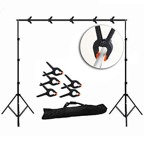 Pinça de fundo com grampos de fundo para fotografia de estúdio N/P, 10 peças