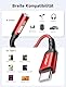 JSAUX USB C Kopfhörer Adapter Aux, USB C auf 3.5 Klinke Adapter Audio für iPhone 16 Pro/16 Pro Max/16/16 Plus/ 15 Pro Max,Samsung S24/S24+/S24 Ultra/S23/S22,Pixel 9 Pro/9/8 Pro/8/7 Pro/7-Rot