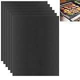 BaZuyunMd Backpapier Wiederverwendbar, 6 Stück, Silikon, Schwarz, 40 x 33 cm,...