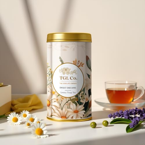 Image of TGL Co.Sweet Dreams Herbal Tea Infusion - 50G Tall Tin Can|Rich in Anti Oxidant | Refreshing | No Artificial flavor | Improve Digestion