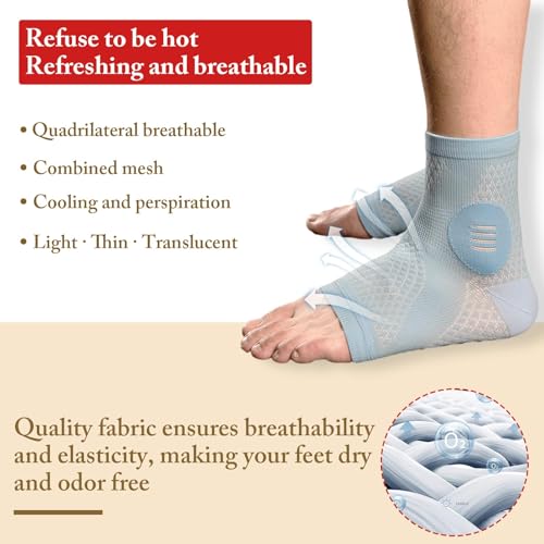 Image of 3Pairs Neuropathy Socks - Soothe Relief Compression Socks 20-30 mmHg - Comprex Ankle Sleeves for Arch Support, Achilles Tendonitis, and Foot Pain Relief (Multicolor, X-Large)
