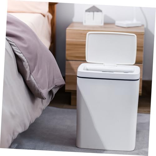 Bote de basura inteligente con tapa automática 14L Unomor miniatura 4