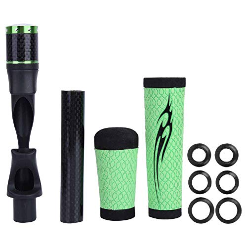 Kit de caña de pescar con mango de PU suave y asiento de carrete de aluminio resistente 2