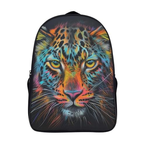 Mochila toddler linda de leopardo 3D para abrazar la ilusión de su primer día de cole