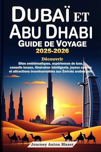 DUBAÏ ET ABU DHABI GUIDE DE VOYAGE 2025-2026: Découvrir Sites emblématiques, expériences de luxe, conseils locaux, itinéraires, joyaux cachés et attractions incontournables aux Émirats arabes unis