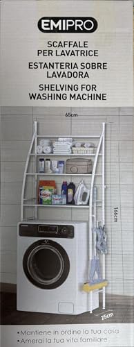 Genérico Estantería sobre Inodoro - Dimensiones 166x65x25cm. - Color Blanco - imagen 4