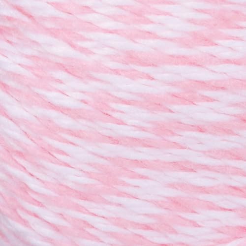 Image of Bernat Softee Baby Yarn, 5 oz, Gauge 3 Light, Baby Pink Marl
