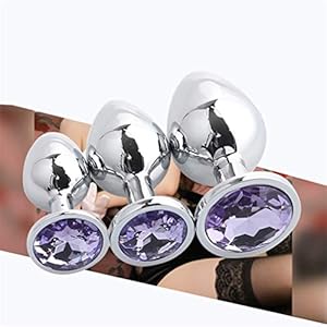 3 stks/S M L, gladde metalen massageplug, roestvrijstalen materiaal, massage van lichaam en ontspannen spiertool, happy…