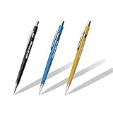 Pacific Arc Mechanical Pencil Set.5 mm.7mm.9 mm Mechanical Pencil with 3 Spare Erasers, Refillable Lead Pencil Holder for Drafting, Sketching, and Drawing