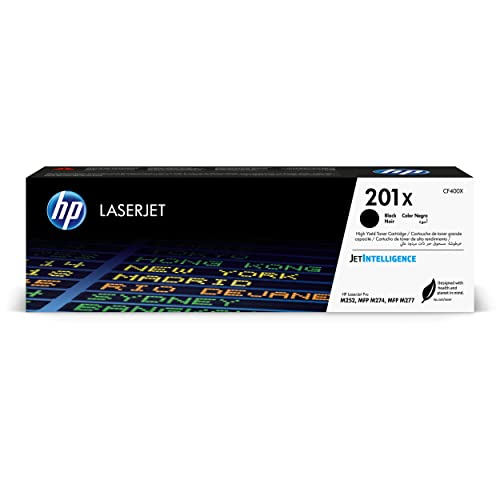 HP 201X (CF400X) Original Toner Schwarz mit hoher Reichweite für HP LaserJet Pro M252, XL