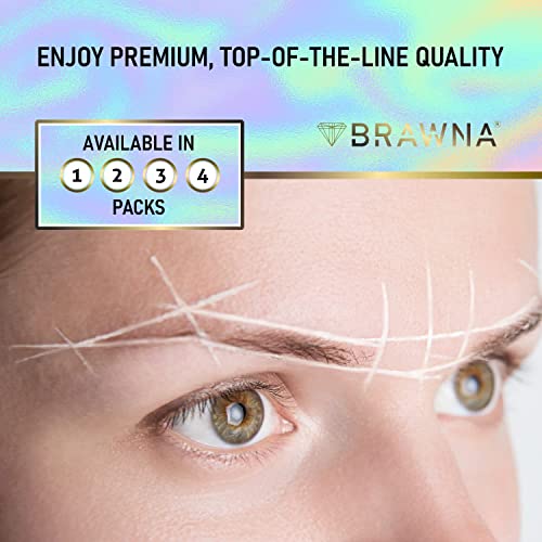 [12M] White Brow Mapping String For Eyebrow Measuring - Microblading Supplies - Pmu Kit - Pre Inked Mapping Thread #TOP6