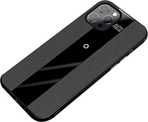 Étui en cuir pour iPhone 12 Pro antichoc housse de protection 6.1
