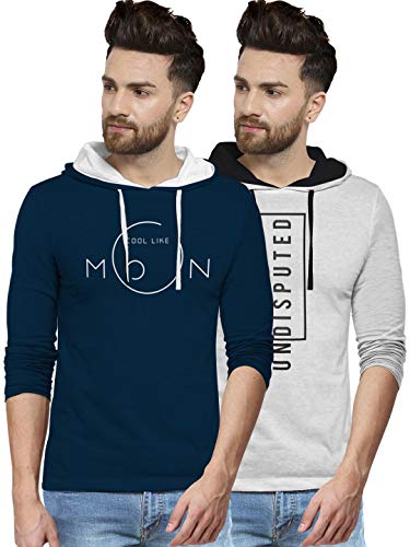 Image of BULLMER Men's Cotton Hooded Neck Hoodies