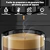 KOTLIE AC-513K Macchina da Caffè 4 in 1 per Nespresso Original/Dolce Gusto/Caffè Macinato/ESE Pads(44mm), 19 Bar, 800 ML