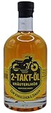 2-Takt-Öl Kräuterlikör | 0,5L | Wildkirsche, Wildpflaume & Kräuter | 35% vol. | Kultiger Likör für 2-Takt-Fans, Schrauber & Szene-Liebhaber | Made in Germany