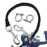 Excellente connexion : avec un filetage stable en forme d'arc et lisse, notre dragonne pour boîtier de caméra sous-marine assure une fixation sûre. Il est fabriqué en acier inoxydable 304 et assure une connexion solide et étanche sans bavures.