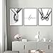Set di Stampe da Parete, Tenersi per Mano in Bianco e Nero, 3 Pezzi Premium Poster Quadri Moderni Soggiorno Poster Abbinati per Camera da Letto Soggiorno Decorazioni 40 x 50cm (L)