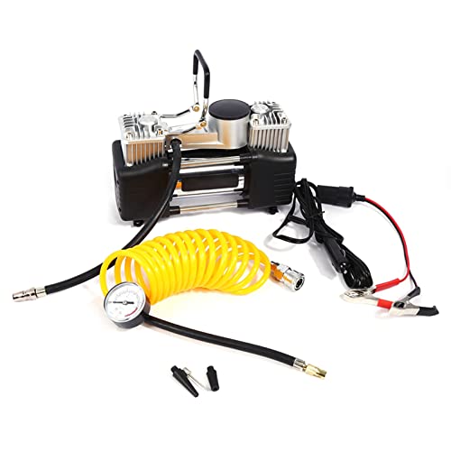 Heavy Duty Air Compressor 150PSI Car Tyre Inflator Pump Portable Kit Pressure Pump 12V,Small, Compact & Portable for Off Roading Adventures