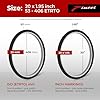 Fincci Pneu BMX 20 x 1.95 Pouces - Set Pliable Pneus 20" avec 2X Chambre a Air 53-406, 30 TPI pour BMX Freestyle, Vélo Enfant 20 Pouces, VTT, Montagne & Course Velo - Adapté aux garçons et aux Fille #1