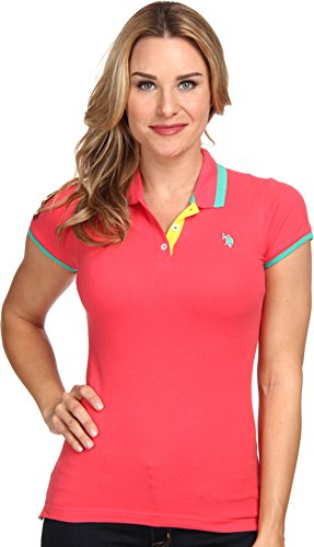 U.S. Polo Assn. Juniors Solid Pique with Color Tipping