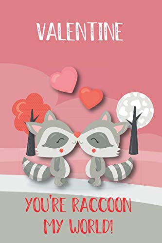 VALENTINE YOU'RE RACCOON MY WORLD!: Gorgeous Raccoon-Themed Valentine's Day Journal, Notebook & Keepsake