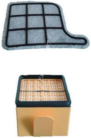 1 Motor Protection Filter + 1 Hygienic Microfilter for Kobold VK135/ 136