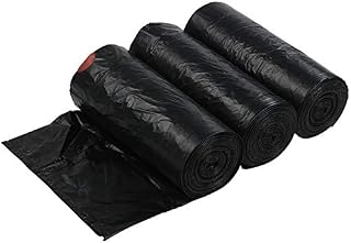 Xowine Black 5 Liters Small Drawstring Bin Liners, Bin Bags with Drawstring, 105 Counts