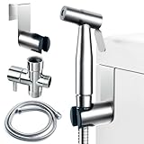 Bidet Attachment for Toilet - Handheld Bidet Sprayer with Jet Spray, Muslim Shower & Shatafa Toilet Hose/Bidet Hose