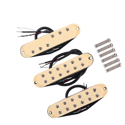 耐久性の高いシングルコイルピックアップ 標準ピックアップ エレキギターのパーツ交換に最適 ピックアップ 楽器アクセサリ